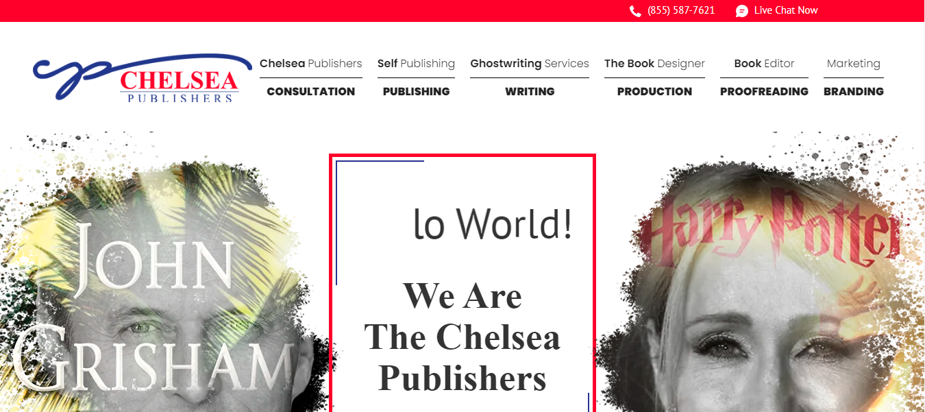 Chelsea Publishers Affordable Ghostwriting Services