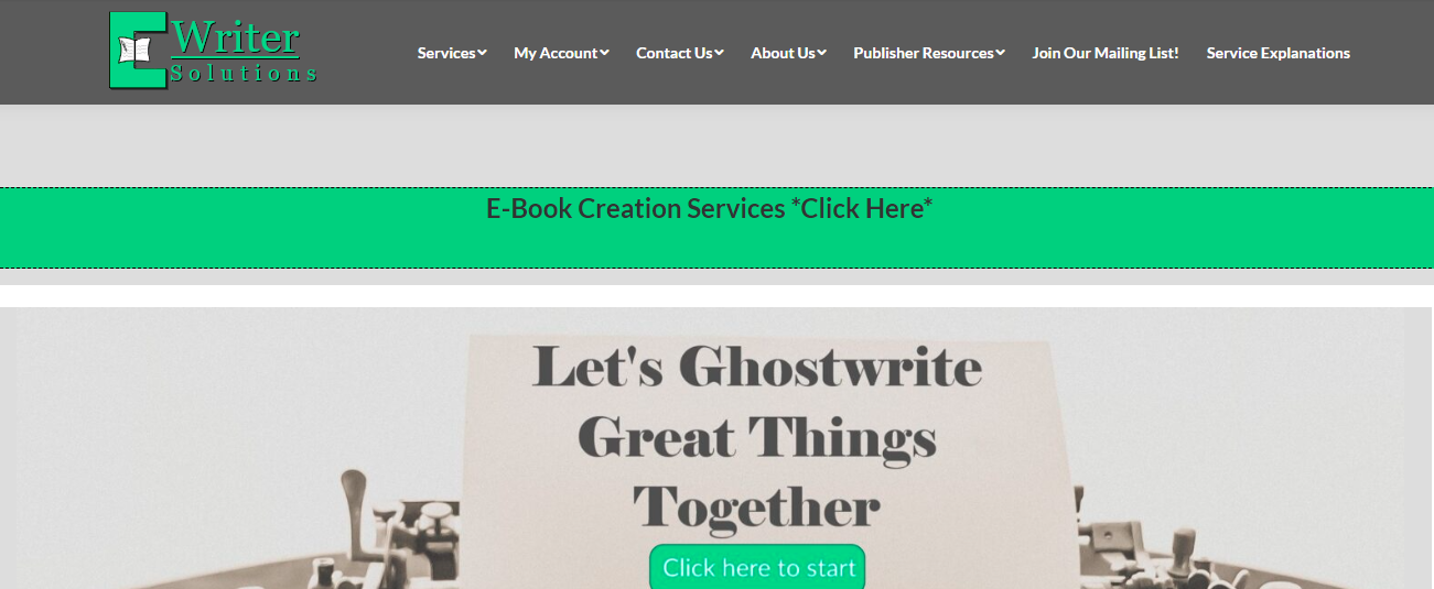 E Writers Solution Affordable Ghostwriting Services