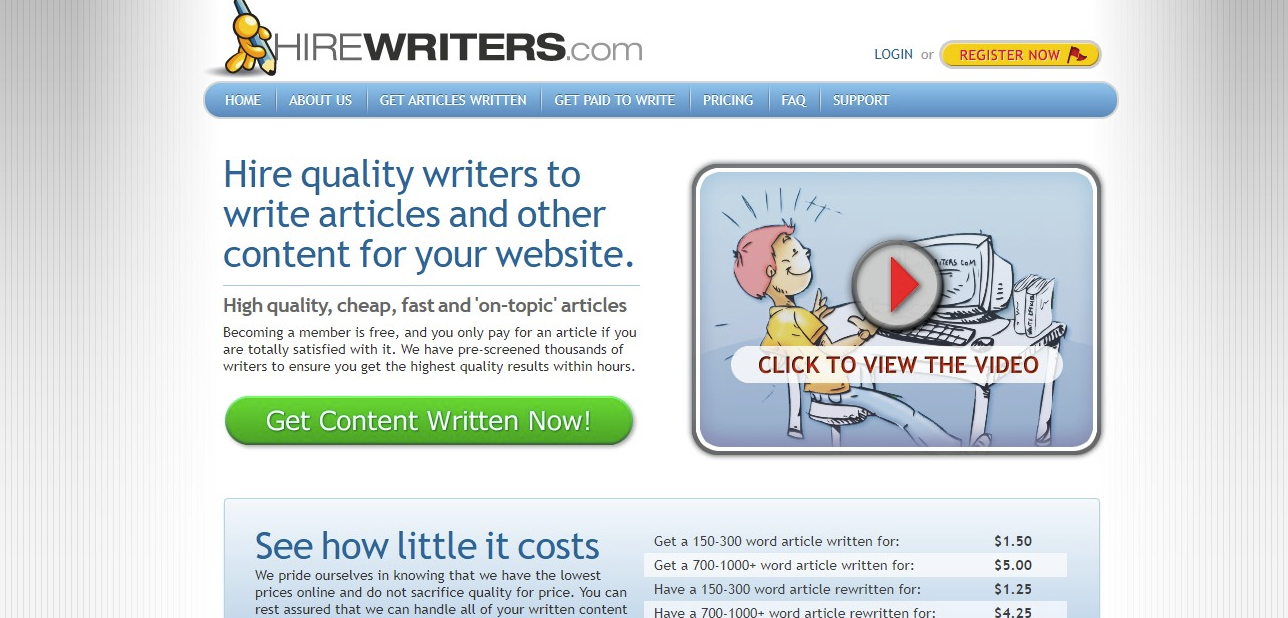 hirewriters Outsourcing Your eBook Writing